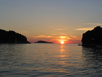 zalazak Sunca u Cavtatu