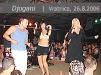 'Djogani' na bina u Vratnica (Djole, dancer, Vesna)