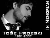 In Memoriam: Tose Proeski
