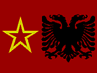 Neslužbena zastava Albanskog naroda u SFRJ