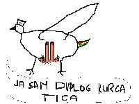 Ja sam duplog kurca tica, uivajte!