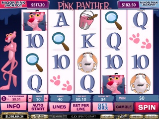 Pink Panther Casino Slot by Playtech