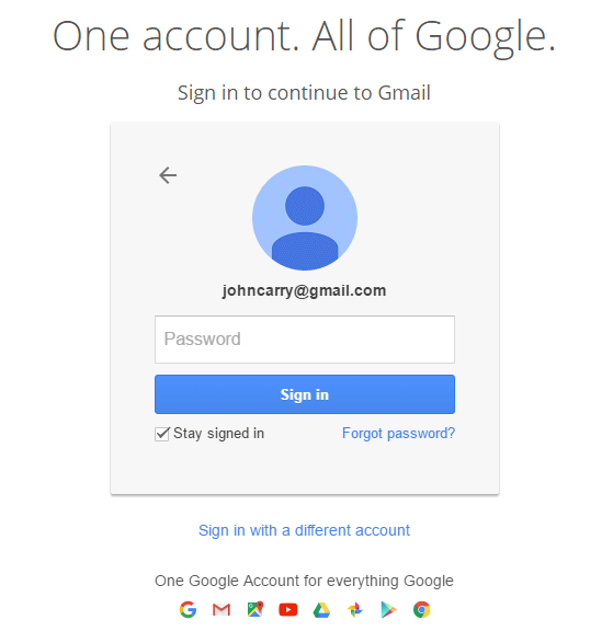 gmail sign up login