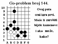 .. crni igra prvi i pokuava zruiti bele ...