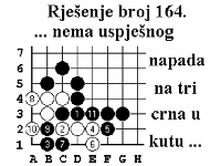 ... i bijeli ne moe zarobiti crna tri, jer prije padneju njegovi ...