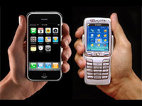 iPhone vs. NOKIA E70