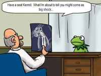 Have a seat Kermit. What I`m about to tell you might come as big shock...