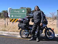 Na putu za Kang, Botswana. (klikni za vi�e slika)