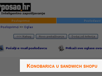 Trazi se konobarica u cemu?