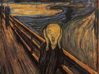 Edvard Munch, Krik, 1893., Galerie nationale, Oslo