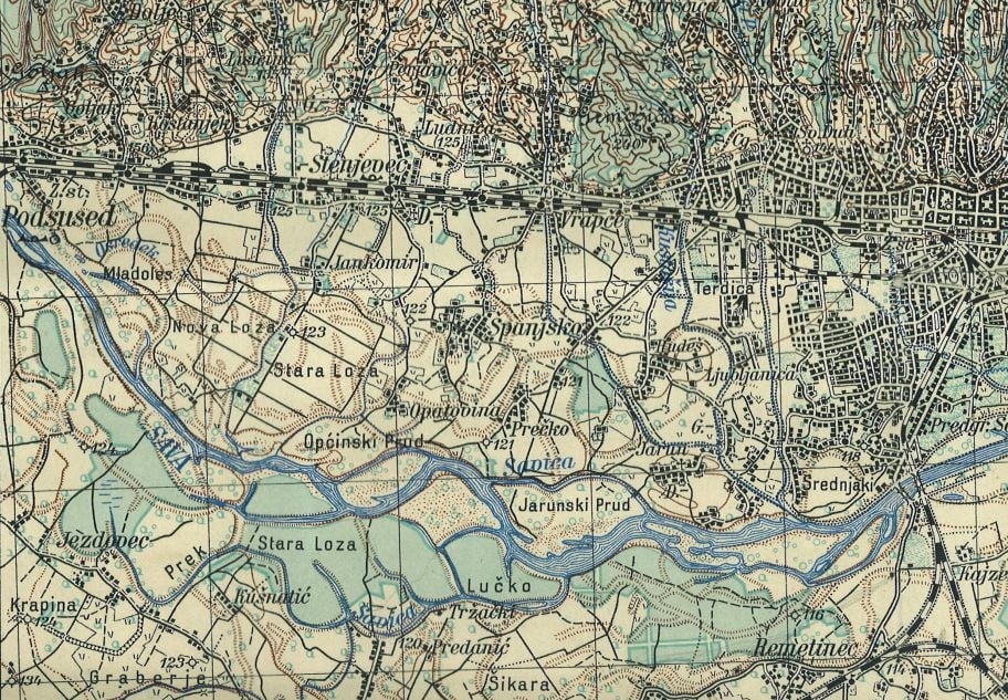 topografska karta zagreb Nepoznati Zagreb topografska karta zagreb