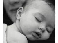 zadovoljna beba. Nije moja, al je lijepa slika.