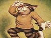 Slika ma�ka pisca, pateti�nog.