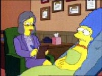 Marge Simpson na psihoanalitikom kauu