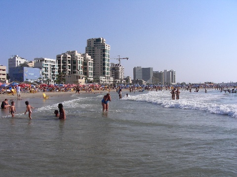 Pješčana plaža u Tel Avivu