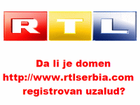 RTL logotip: da li je domen http://www.rtlserbia.com registrovan uzalud?