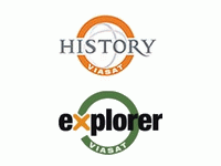 Logotipi kanala Viasat History i Viasat Explorer