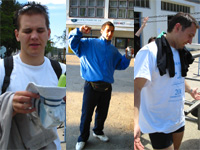 Po�asni �lanovi redom: Karlo Horvat, Tomislav Kataleni� i trener Mi�o Mikuli�