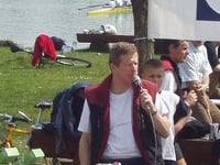 Josip Kosteli� na Proljetnom vesla�kom triatlonu 2004. godine