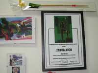 Zahvalnica na zidu na�e Verice.