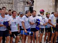 Start Cro Challenge Dubrovnik 25/09/2004, Stradun, kod Velike Onofrijeve fontane