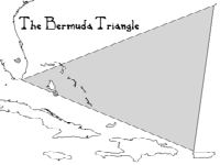 Bermudski trokut izmeu Floride, Bermude i Portorika.